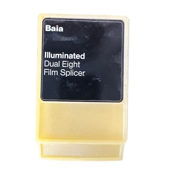 BAIA Illuminated Super-8 and 16mm DUAL Format FILM SPLICER Staight or S Cut - Picture 1 of 4